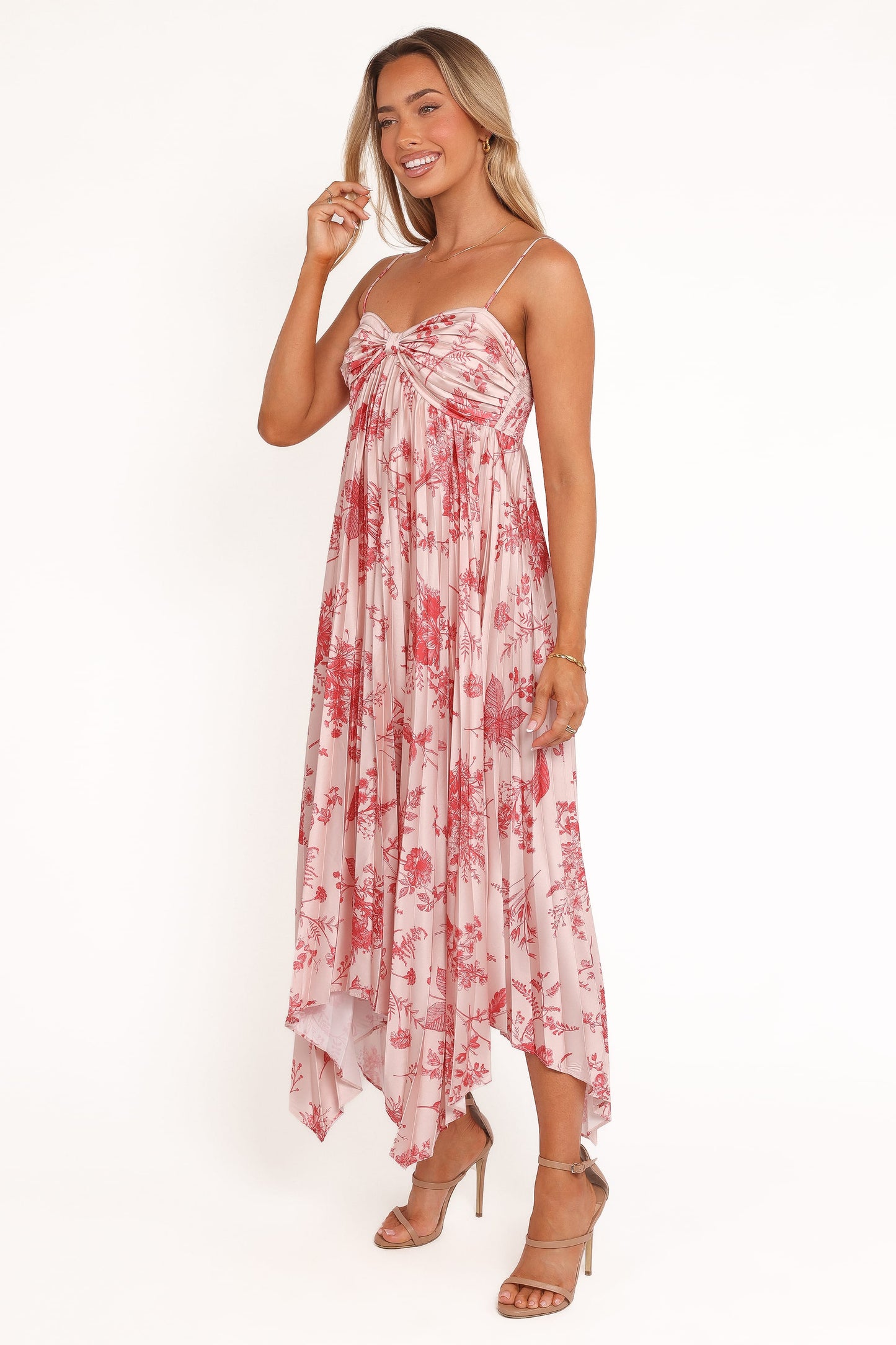 Vikki Dress - Red Floral